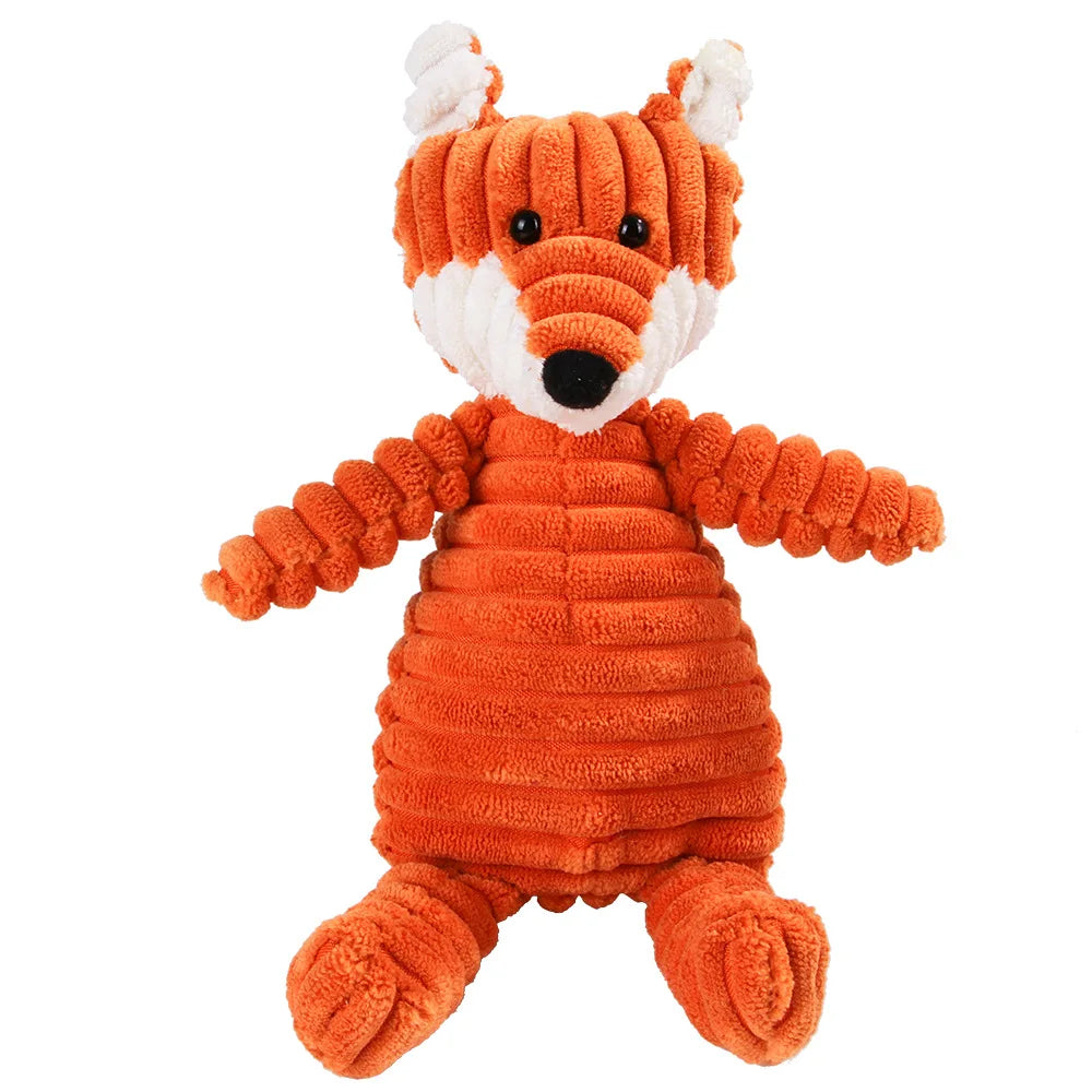 Corduroy Plush Squeaky Toy for Dogs