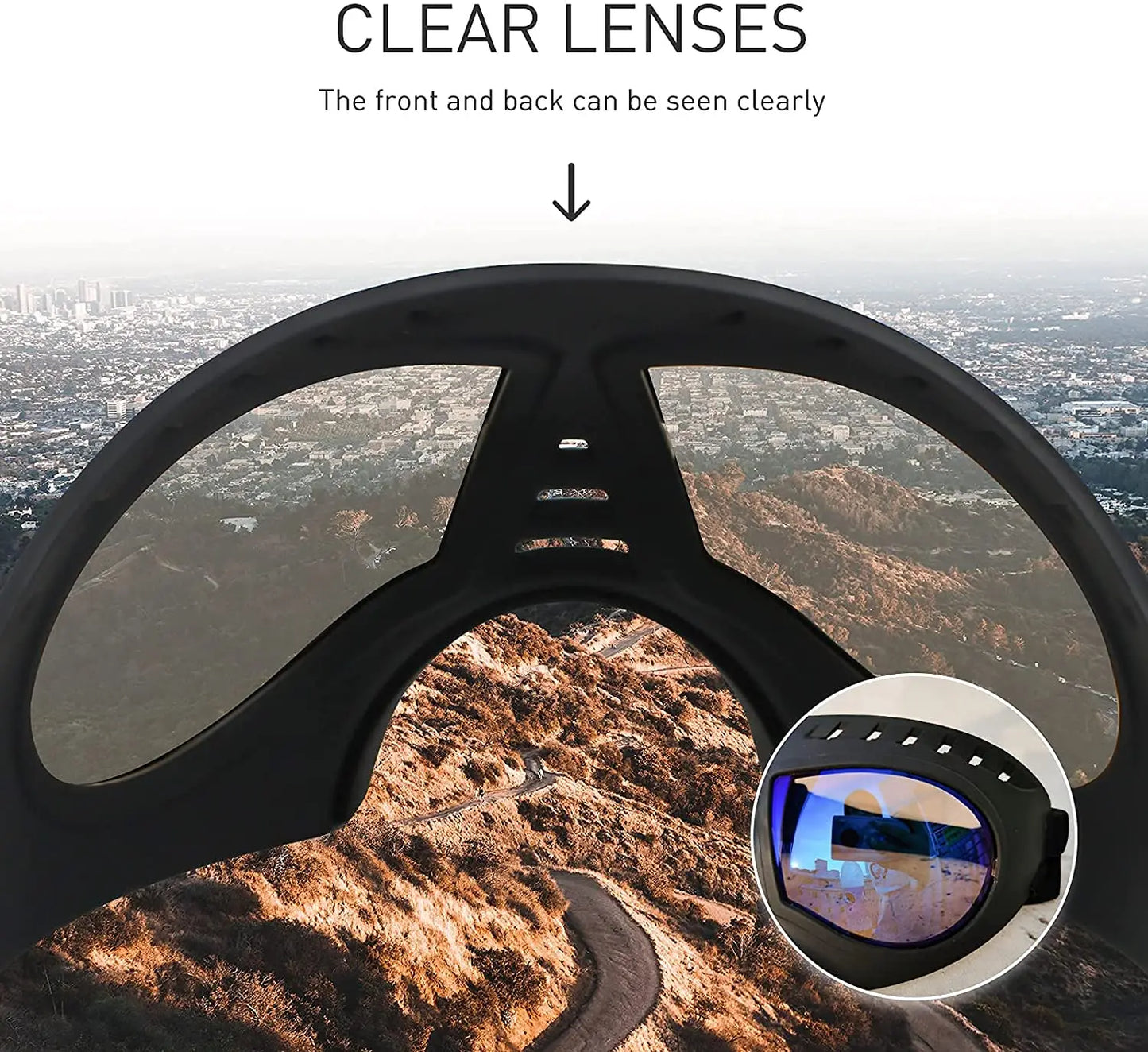 UV Protection Windproof Dog Goggles & Sunglasses