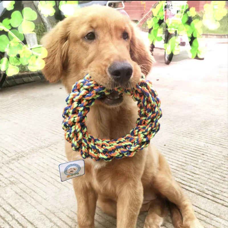 Round Rope Chew Toy for Medium & Large Dogs