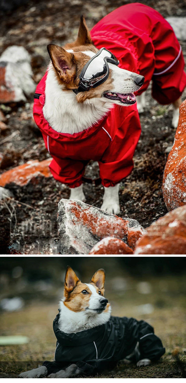 Waterproof Warm Reflective Dog Jumpsuit Coat