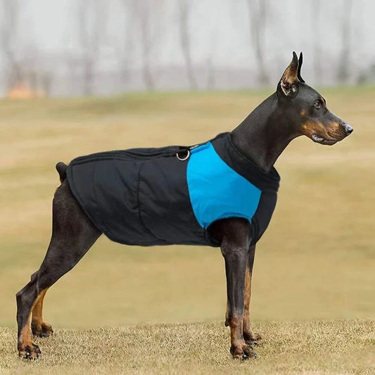 Warm Waterproof Dog Vest Jacket for Medium to Large Dogs