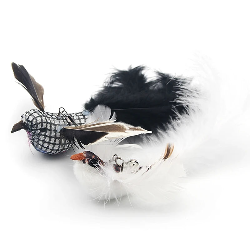 Feather Bird Cat Teaser Toy Set (2 Pack)
