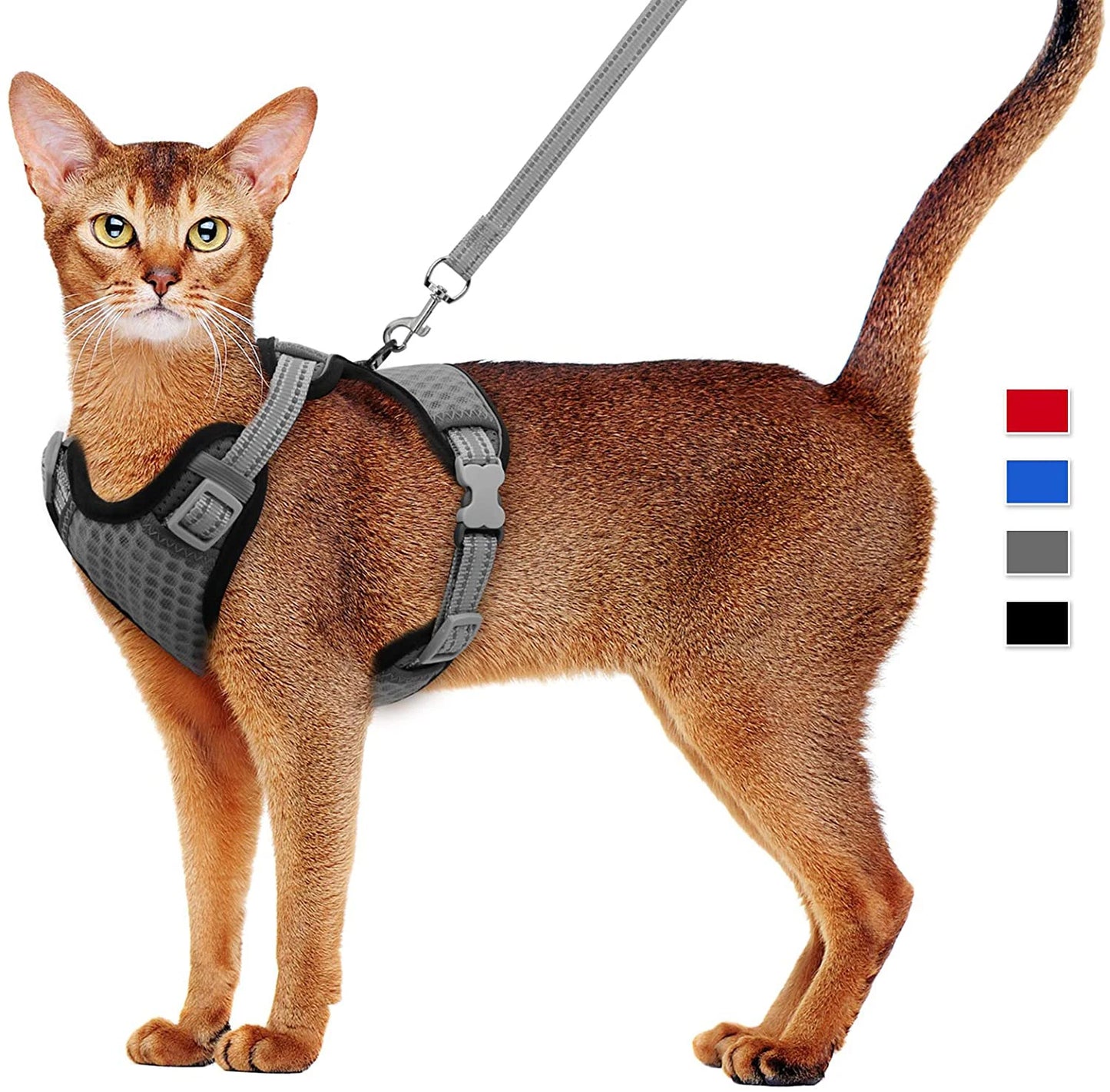 Reflective Mesh Harness Vest for Cats & Small Dogs