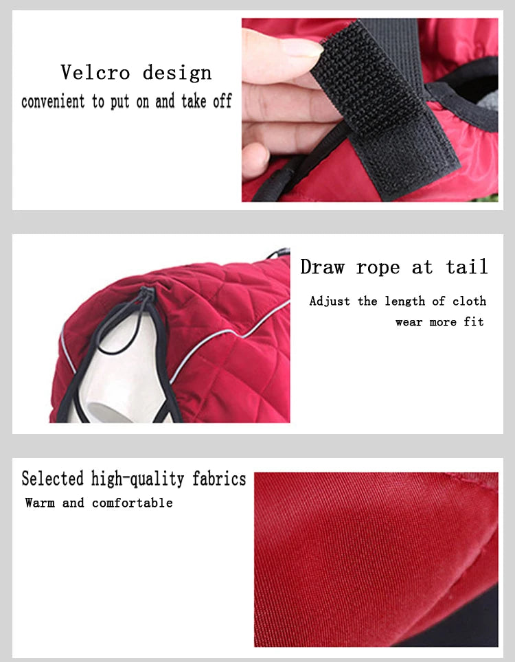 Waterproof Reflective Dog Winter Jacket