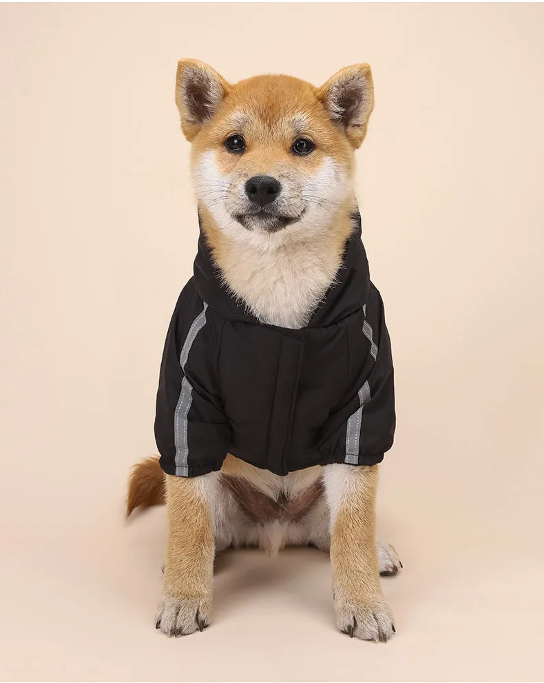 Waterproof Warm Hoodie Jacket for Dogs & Cats – Autumn & Winter