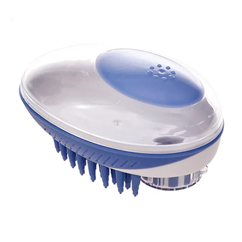 2-in-1 Silicone Pet Bath Brush & Massage Comb
