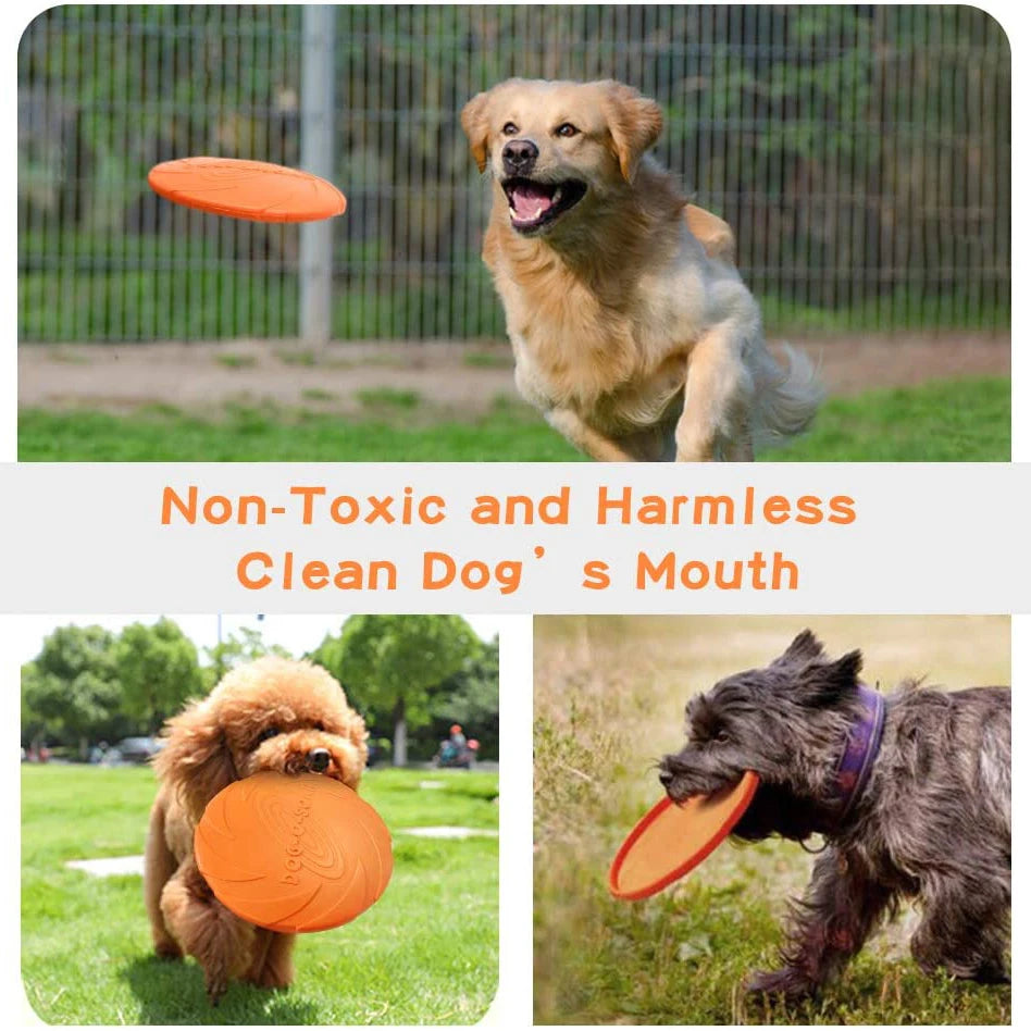 Interactive Flying Disc Ring Toy for Dogs