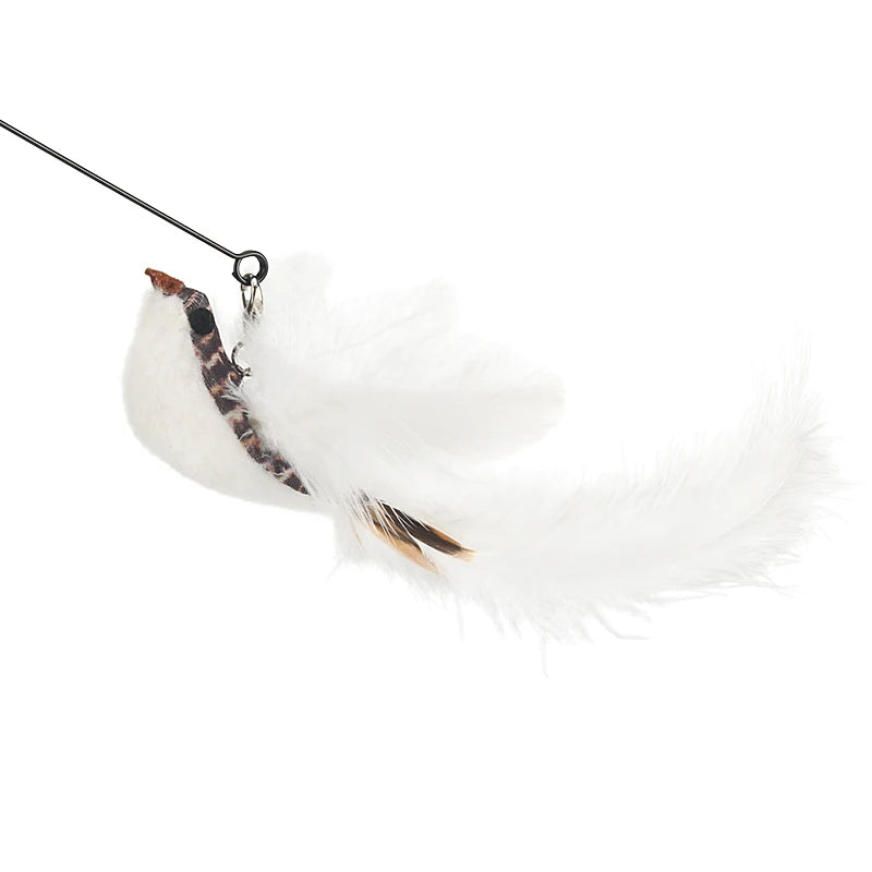 Feather Bird Cat Teaser Toy Set (2 Pack)