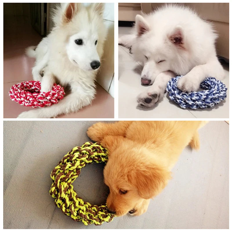 Round Rope Chew Toy for Medium & Large Dogs
