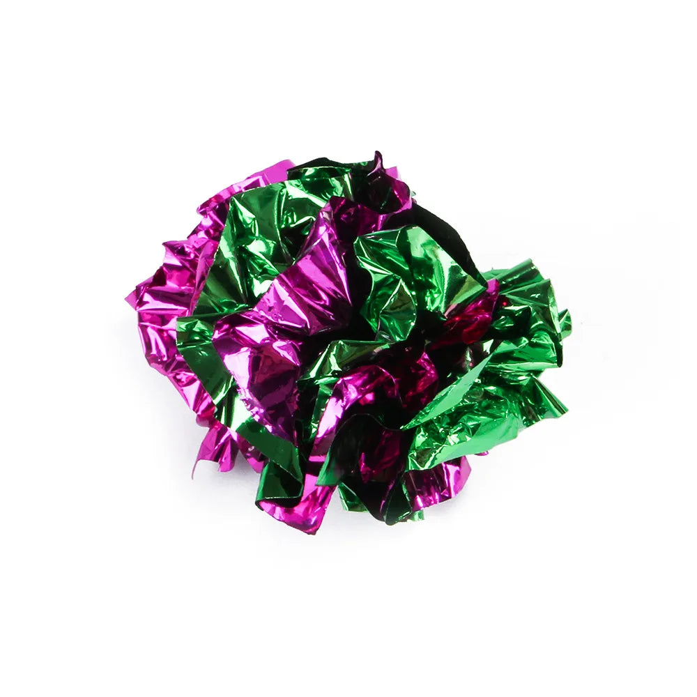 Foldable Cat Play Tunnel with Toys - Interactive Tent for Kittens