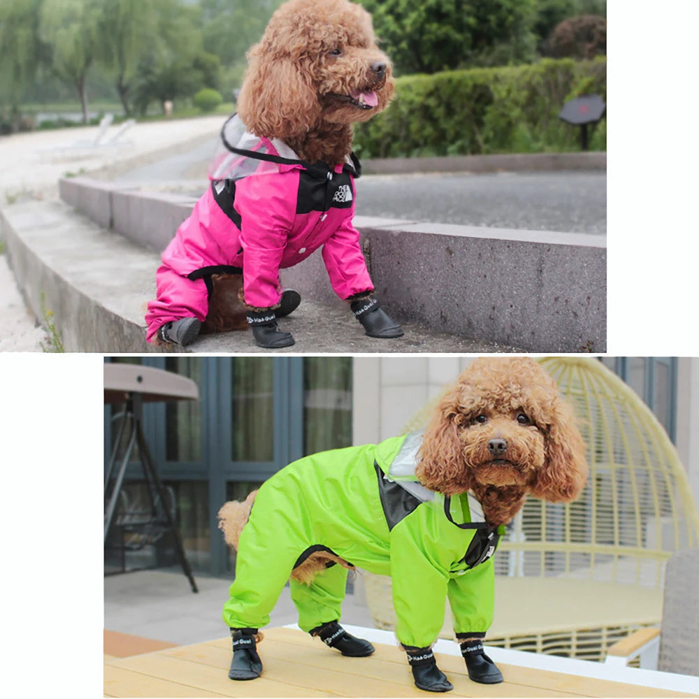 Silicone Waterproof Dog Rain Boots