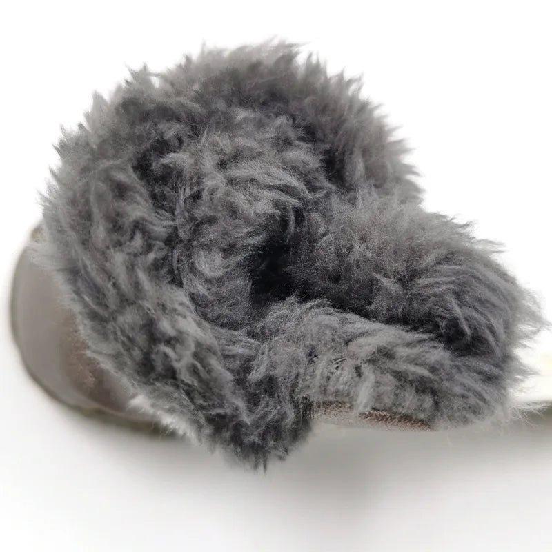 Waterproof Winter Dog Boots – Warm Anti-Slip Cotton Shoes for Small Dogs (Set of 4)