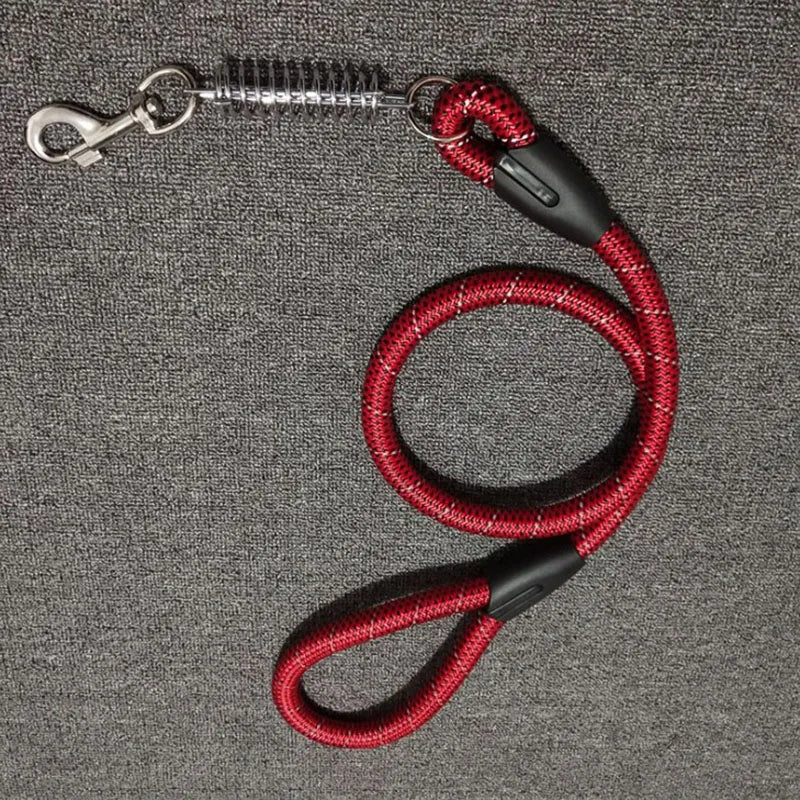 Laisse anti-traction réfléchissante avec amortisseur (60 cm)