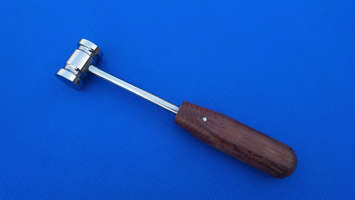 Double-Headed Veterinary Bone Hammer - Stainless Steel Professional Tool