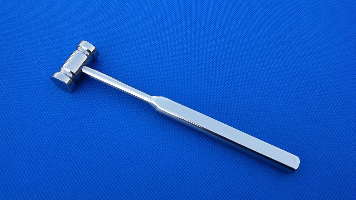 Double-Headed Veterinary Bone Hammer - Stainless Steel Professional Tool