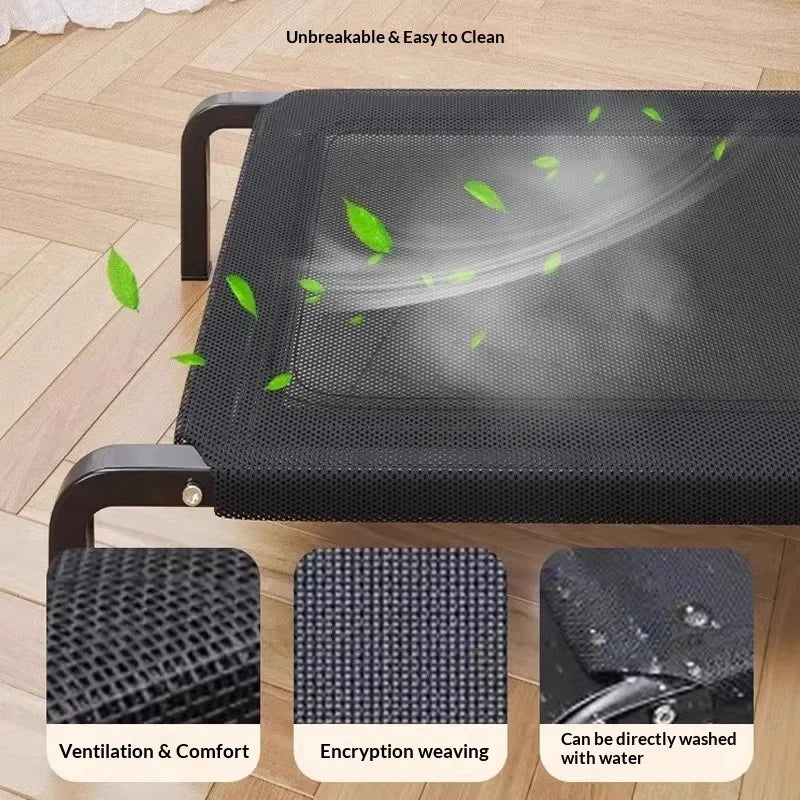 Elevated Mesh Dog Bed