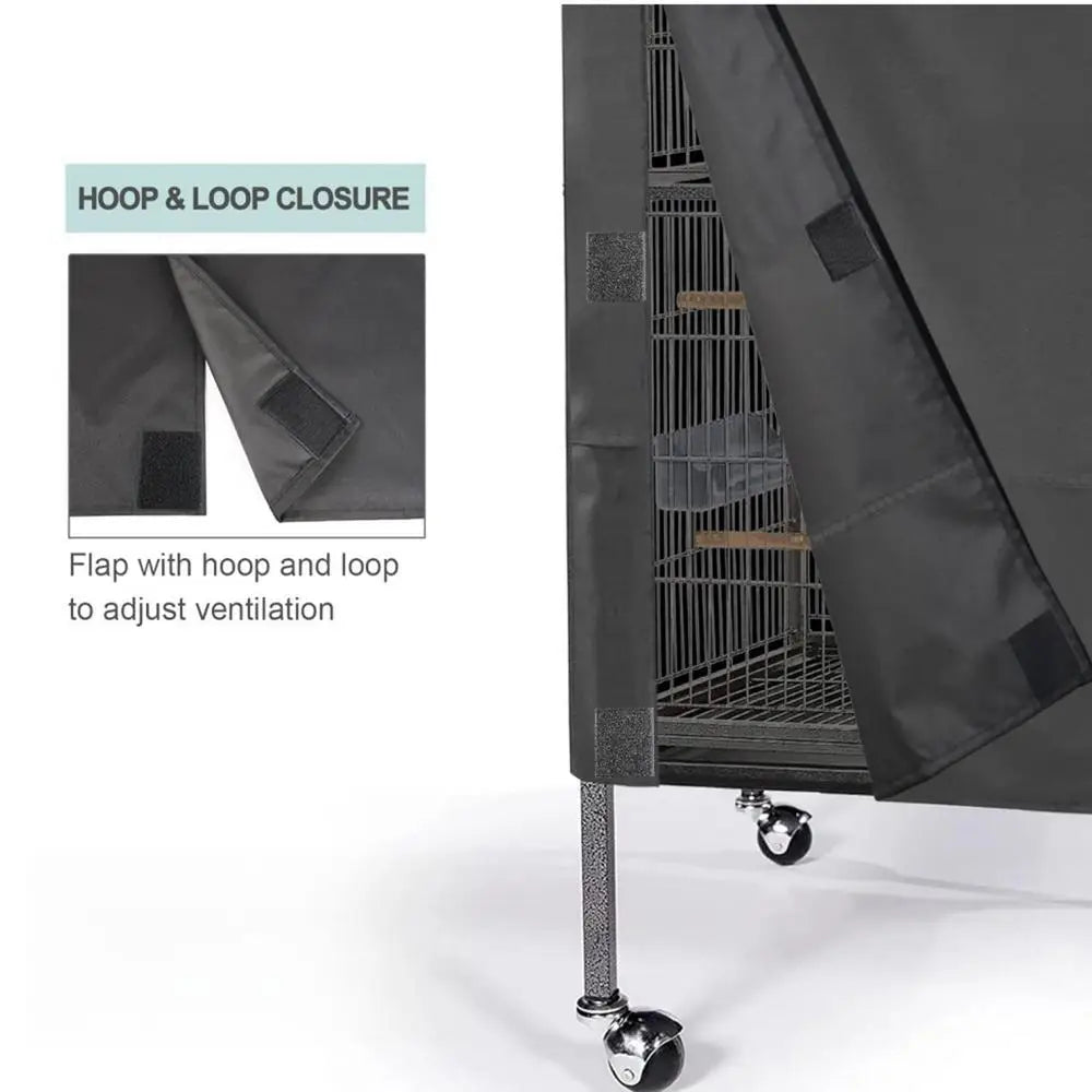 Washable Waterproof Bird Cage Cover - Adjustable Night Cover for Parrots