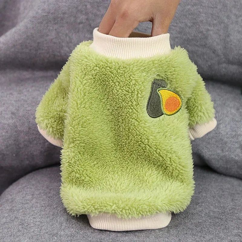 Gilet Chauffant en Peluche pour Chiens et Chats de Petite et Moyenne Taille