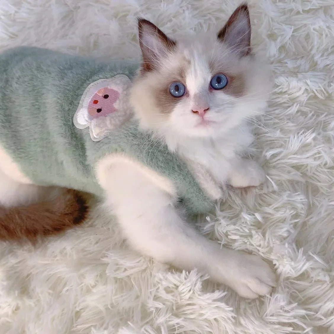Faux Rabbit Fur Plush Dog & Cat Vest