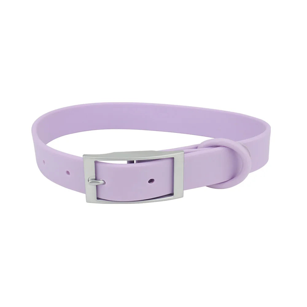 Waterproof Adjustable PVC Pet Collar — 12 Colours