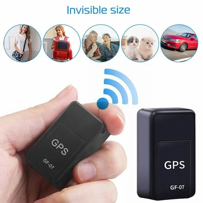 GF07 Mini Magnetic GPS Tracker for Cars, Bikes & Bicycles