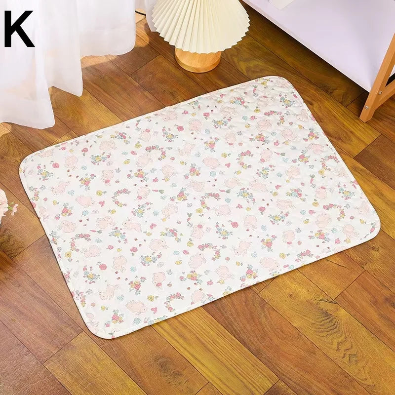 Washable Cotton Pet Floor Mat – Multi-Use Bedding Pad