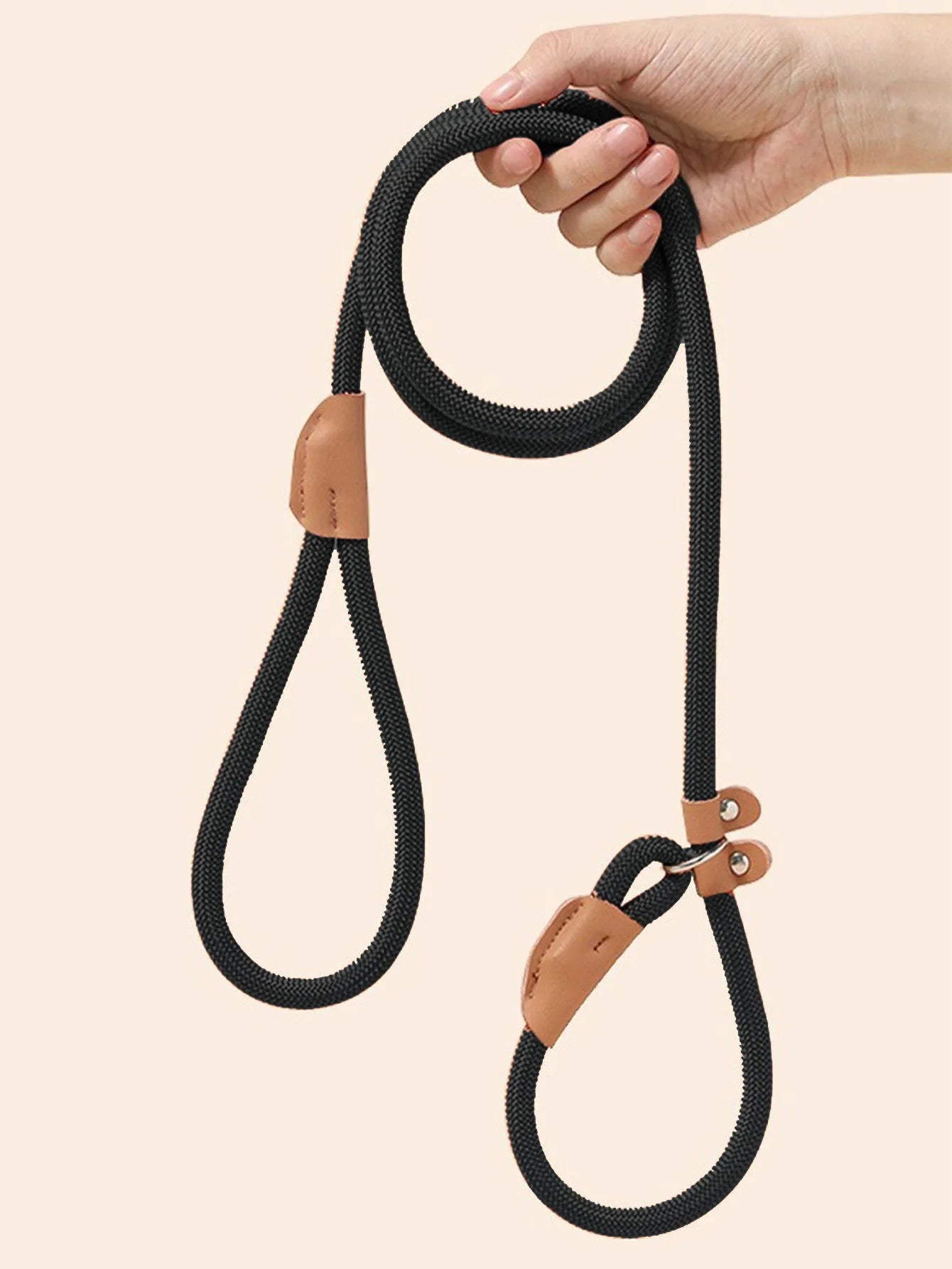 Adjustable Loop Collar Training Leash for Dogs