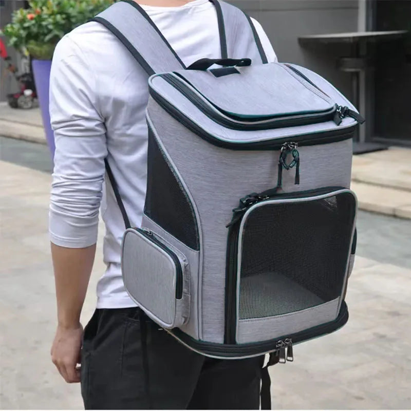 Foldable Cat Carrier Backpack