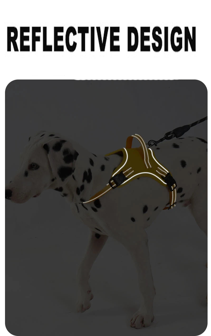 Ultra-Light Dog Harness Vest — Quick-Fit Saddle Design, No-Pull Chest Strap & Escape-Proof