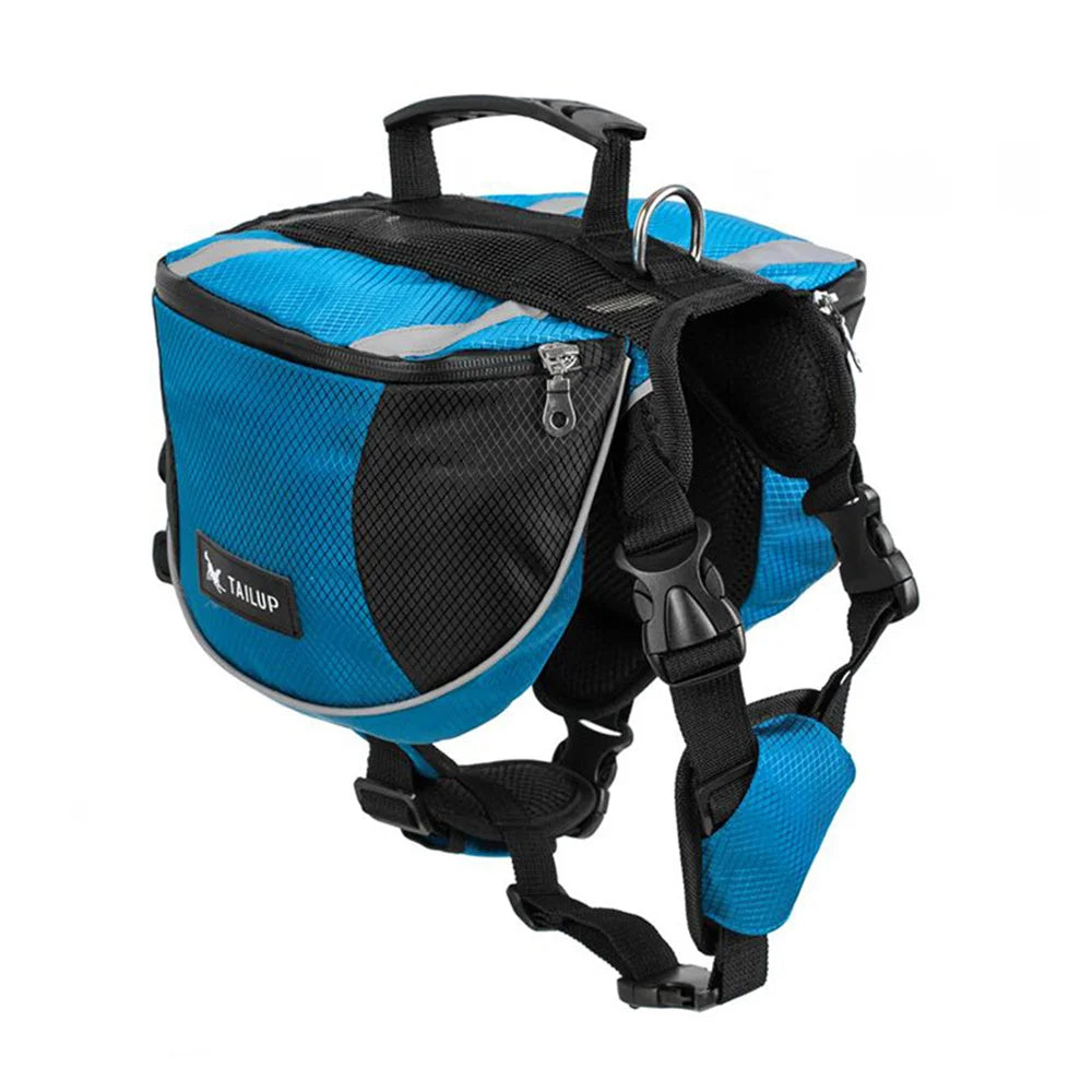 Reflective Dog Weight Training Harness Vest with Storage Pockets