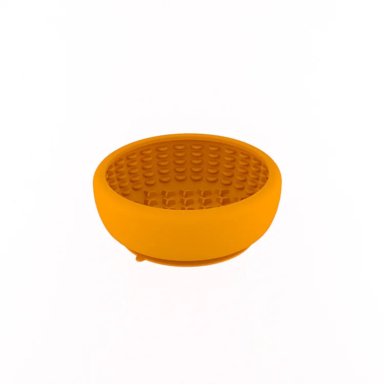 Suction-Cup Slow Feeder Dish for Dogs & Cats
