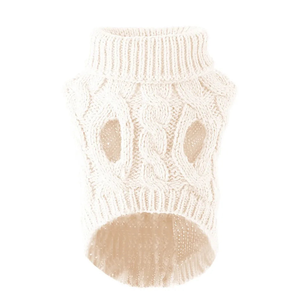 Pull en tricot pour chien | Pull chaud d'automne et d'hiver pour petits chiens et chiots