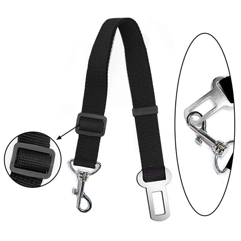 Adjustable Pet Car Seat Belt & Safety Harness