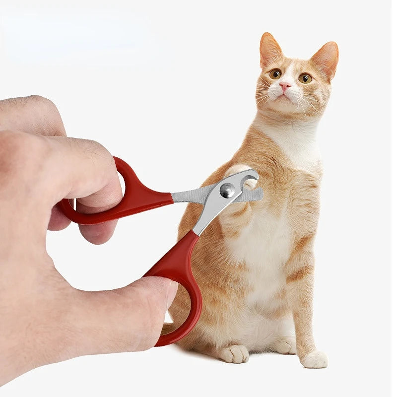 Professional Pet Nail Clippers for Cats and Small Dogs
