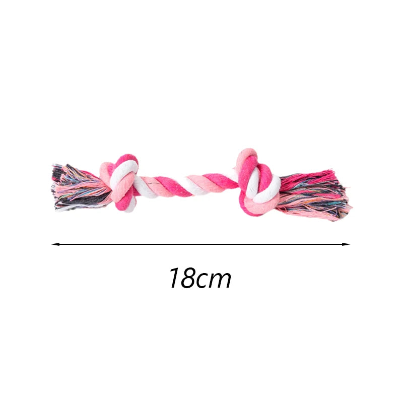 Puppy Dog Chew Toys Ropes Bite-resistant Molar Stick for Small Dogs Chihuahua French Bulldog Cleaning Teeth Toy Pet Accessories