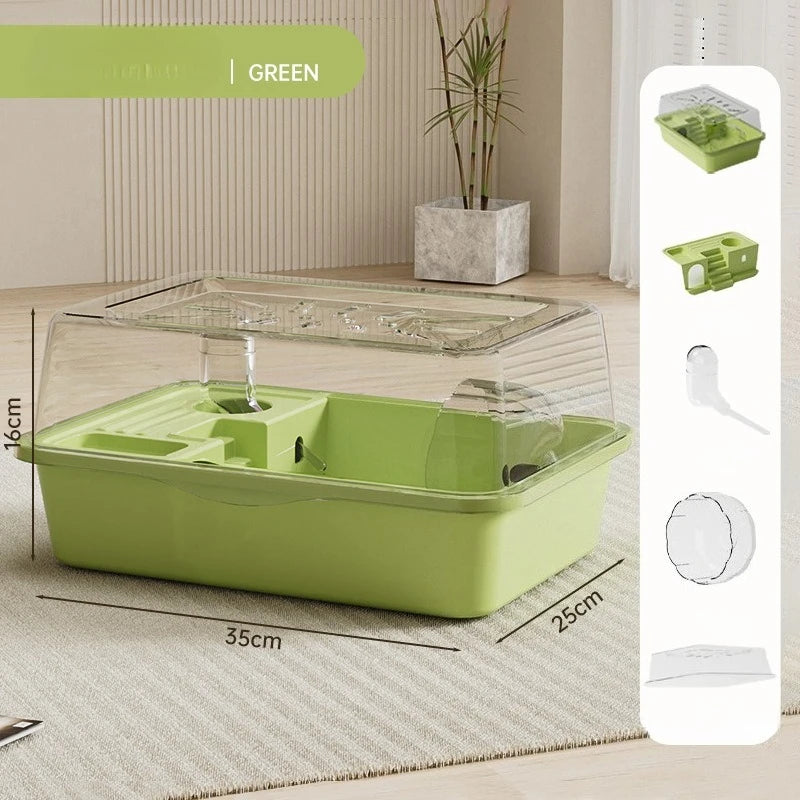 Large Hamster Cage with Acrylic Panels