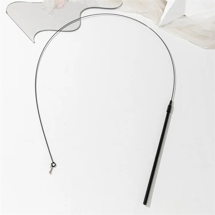 Remplacement de jouet interactif pour chat avec plume et clochette