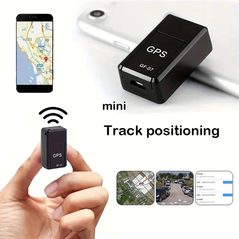 GF07 Magnetic Mini GPS Tracker for Vehicles, Pets & Personal Use