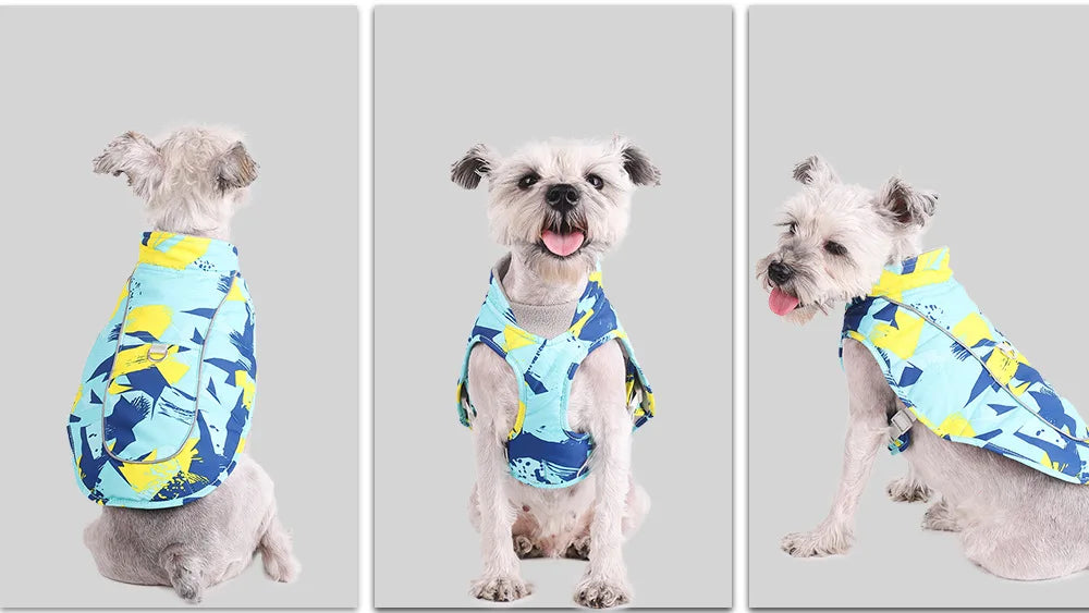 Waterproof Reflective Dog Jacket Vest Harness