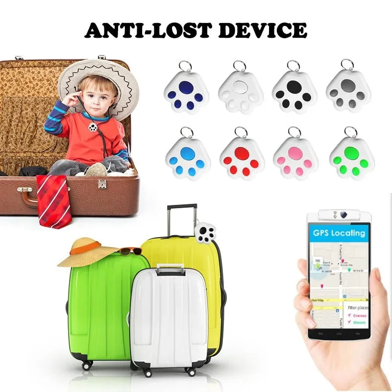 Mini Bluetooth Anti-Lost Tracker with Two-Way Finding for Pets, Keys & Bags