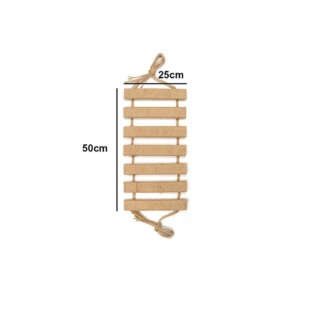 Wooden Cat Climbing Ladder & Bridge
