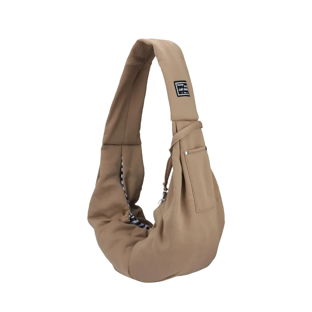 Portable Pet Shoulder Carrier Bag with Phone Pocket