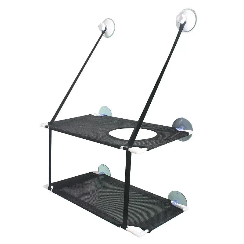 Cat Window Perch & Hammock with Strong Suction Cups