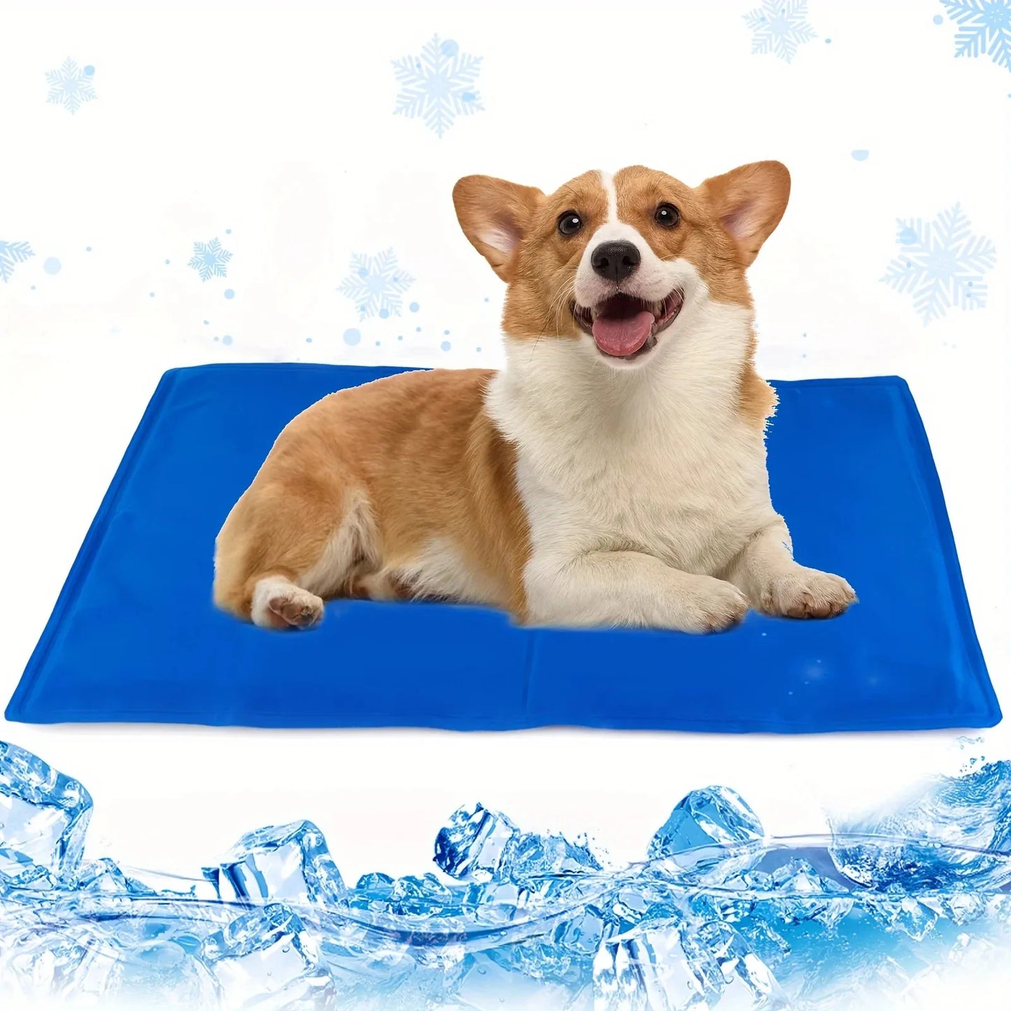 Cooling Gel Ice Mat for Dogs & Cats – Summer Heat Relief Sleeping Pad