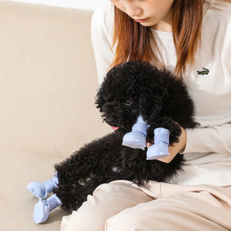 Waterproof Pet Paw Protector Boots (4 Pack)