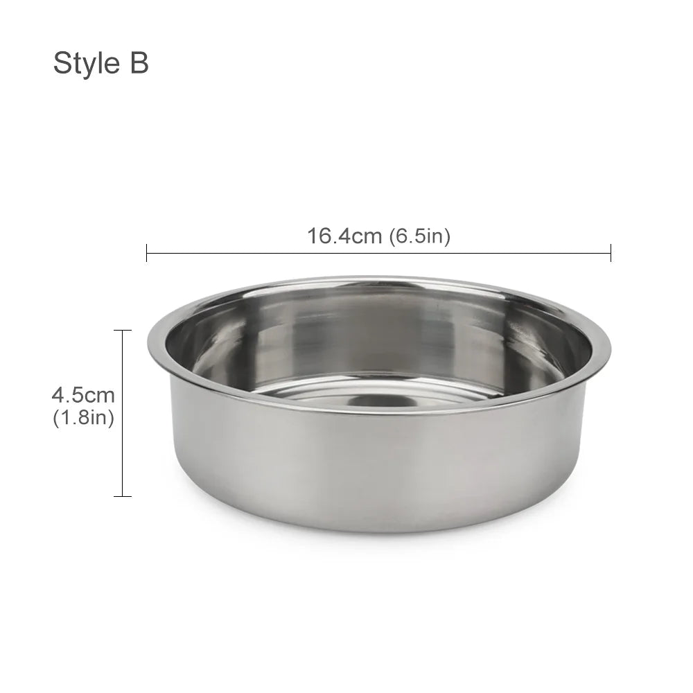 Stainless Steel Pet Bowl for Dogs & Cats
