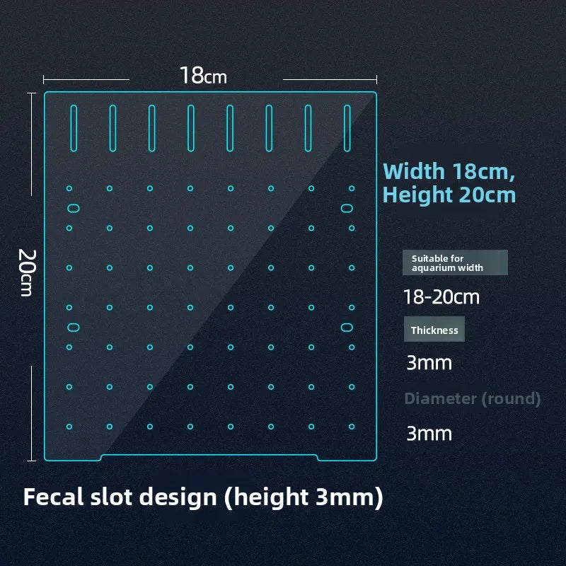 Acrylic Fish Tank Divider & Partition Board