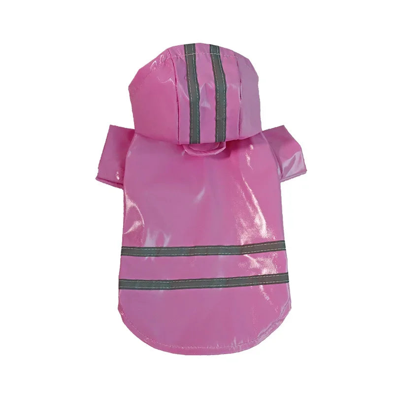 Imperméable réfléchissant pour chien | Cape Poncho coupe-vent pour petits chiens et chats