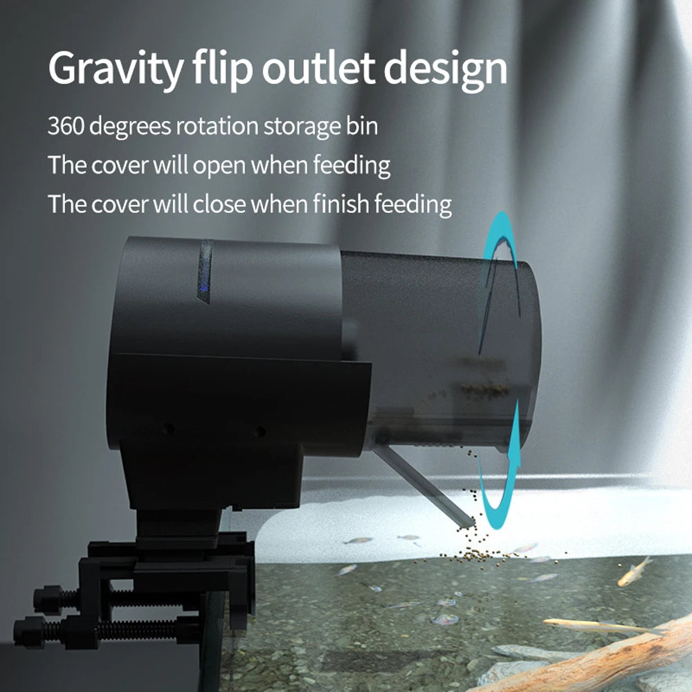 Wifi Fish Feeder Organ Smart Control Aquarium Tank Automatic Feeding Device Timing Fishing Equipment Accessories
