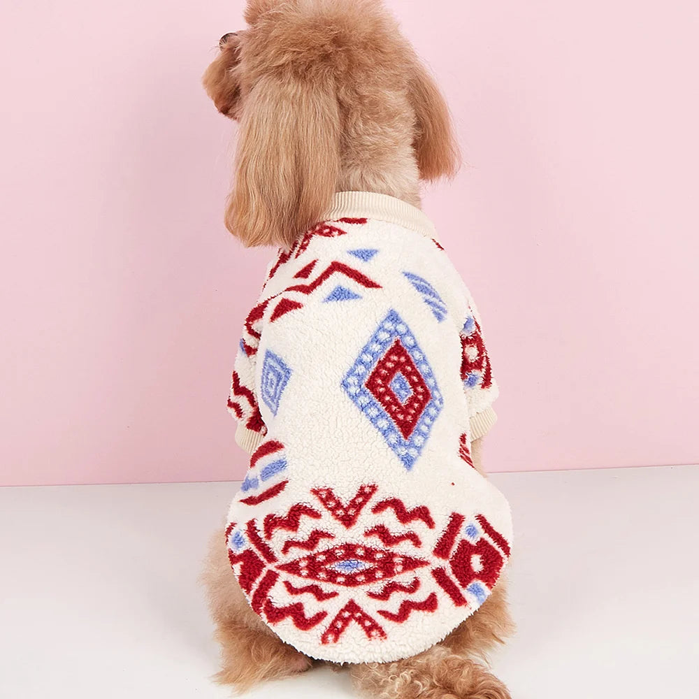 Fleece Winter Sweater for Cats & Small Dogs